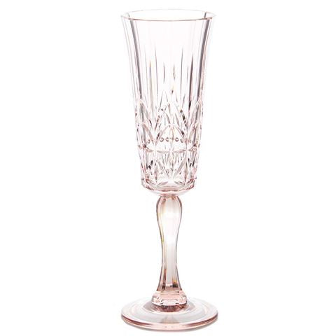 ACRYLIC CRYSTAL FLUTE PINK