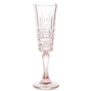 ACRYLIC CRYSTAL FLUTE PINK