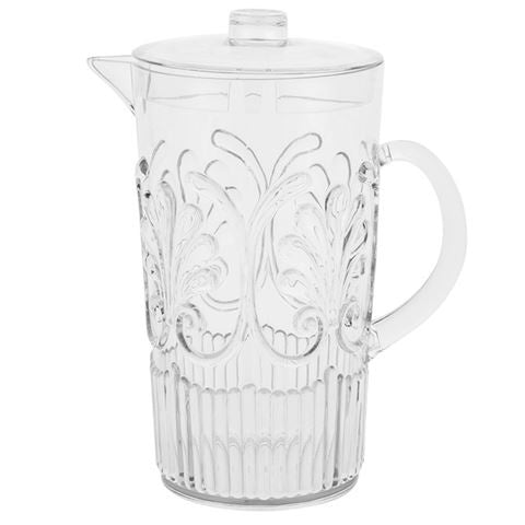 ACRYLIC SCOLLOP PITCHER CLEAR