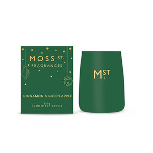 MOSS ST. Candle 320g - Cinnamon & Green Apple